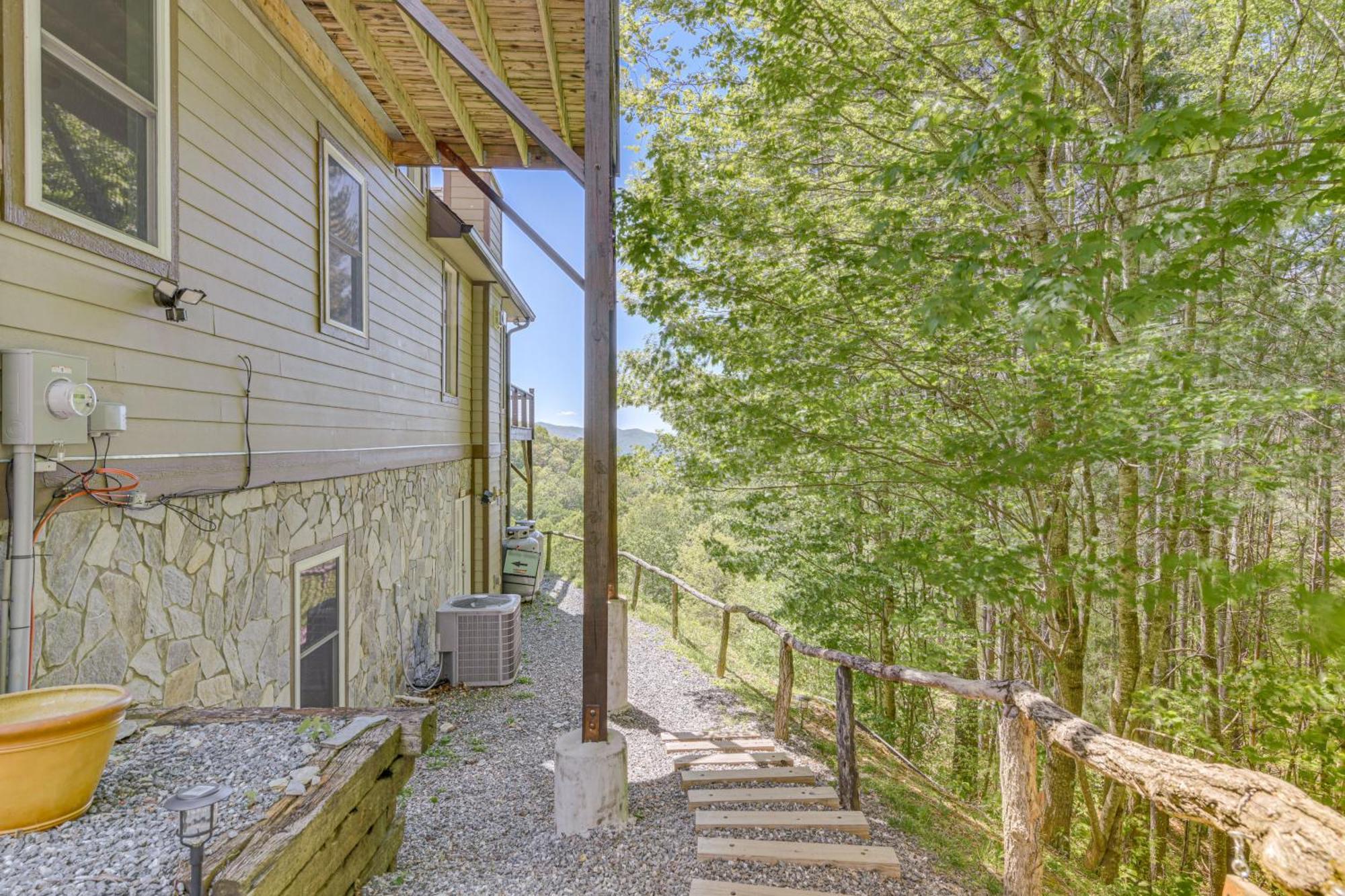 Sweeping Smoky Mountains Vacation Rental Whittier Buitenkant foto